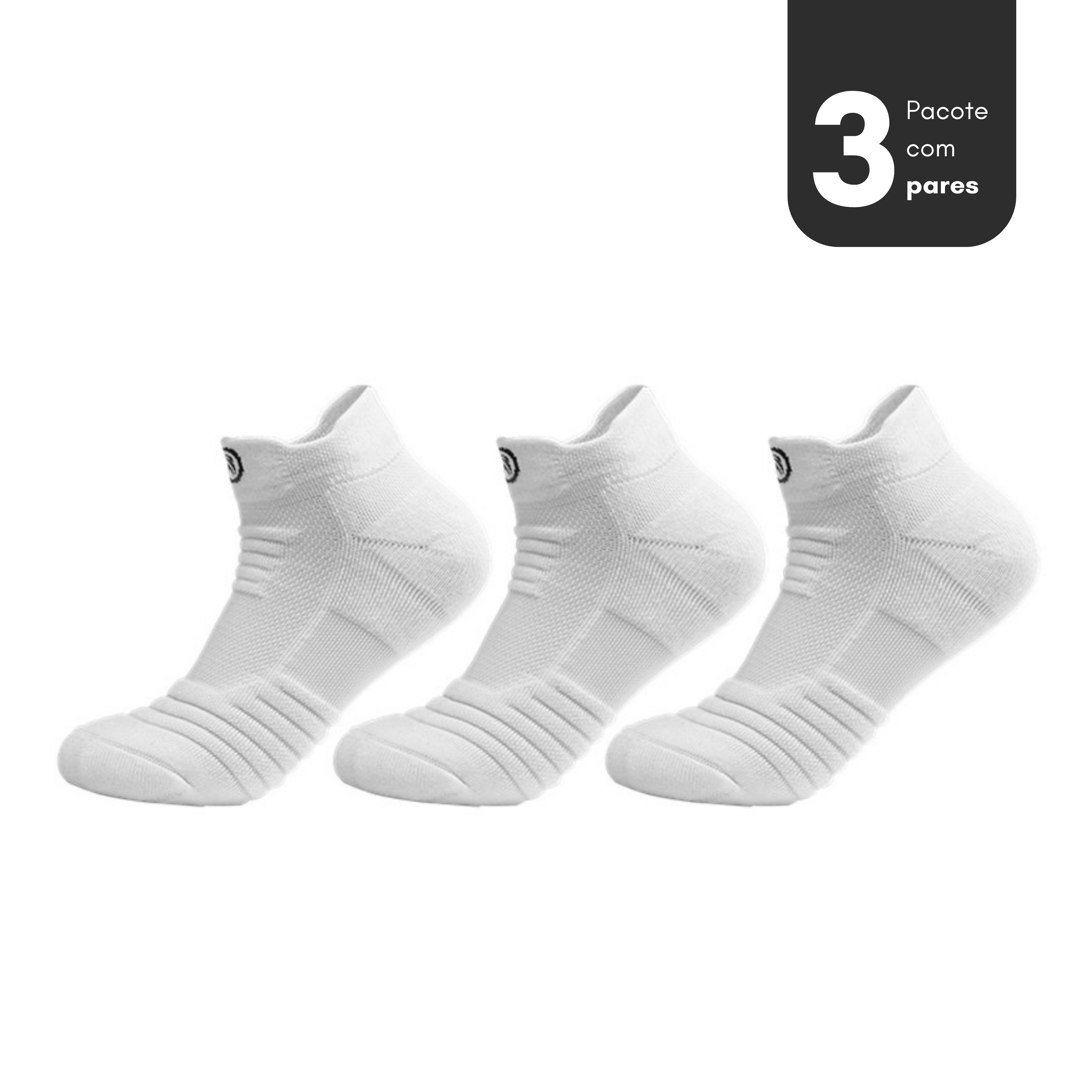 Meia Cano Curto Performer Useflavourit - Pacote com 3 pares